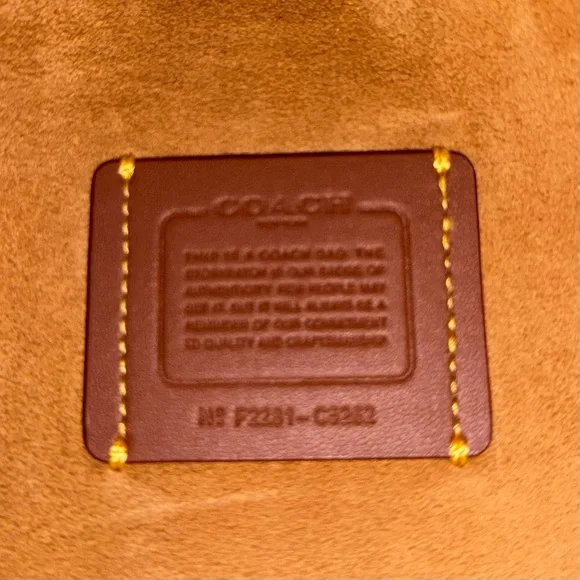 Coach Soft Tabby in Deep Berry - Picture 7 of 8